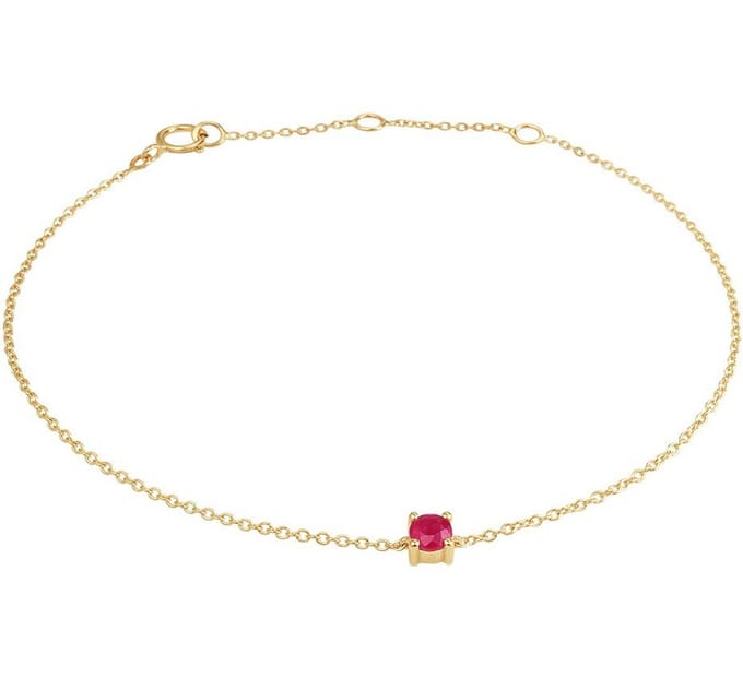 Geelgouden Armband robijn 1 4022809