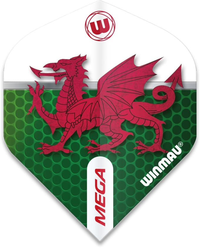 Winmau Mega Standard Wales dartvluchten