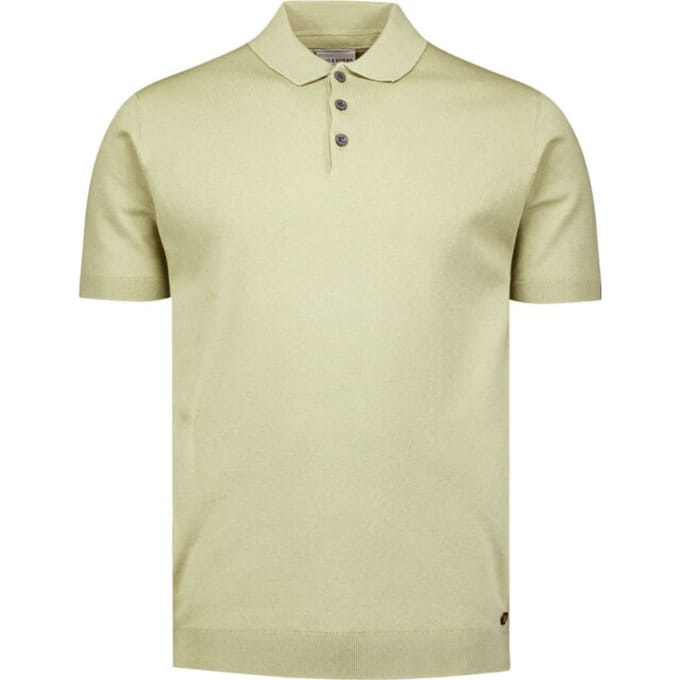 No Excess Polo Pullover Short Sleeve Polo Solid Light Moss  3XL