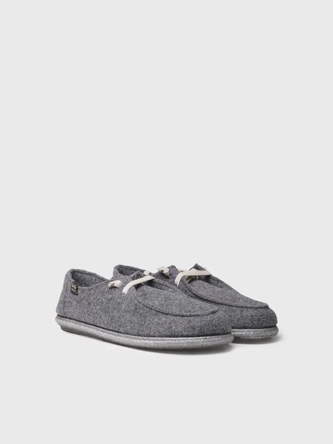 Herenslippers van gerecyclede wol | TIAGO-RW