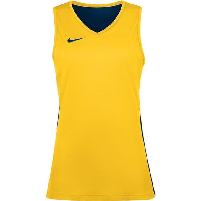Nike Team Basketball Reversible Shirt Dames Geel K719