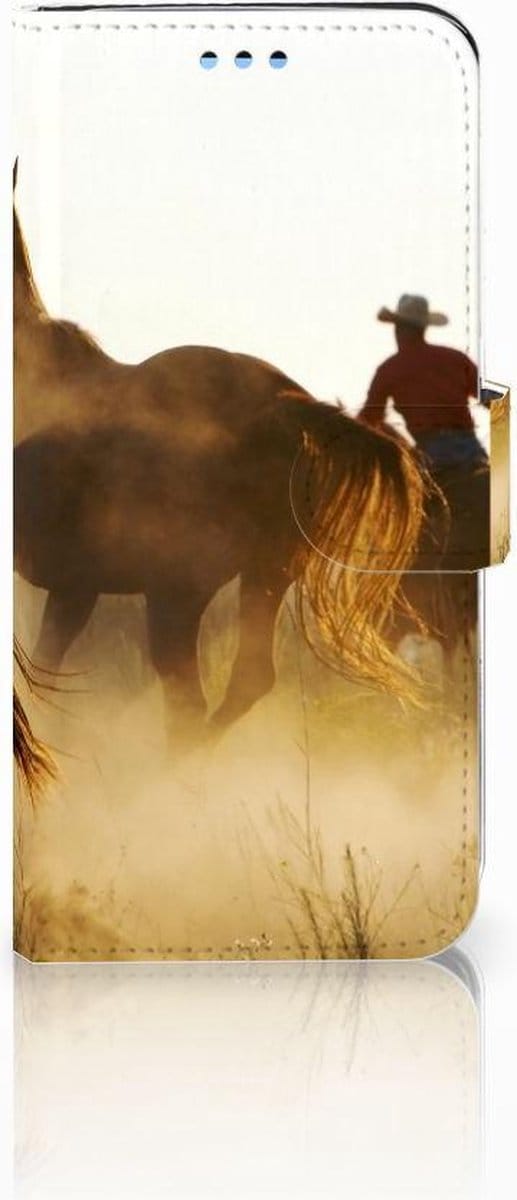 Samsung Galaxy S9 Telefoonhoesje met Pasjes Design Cowboy