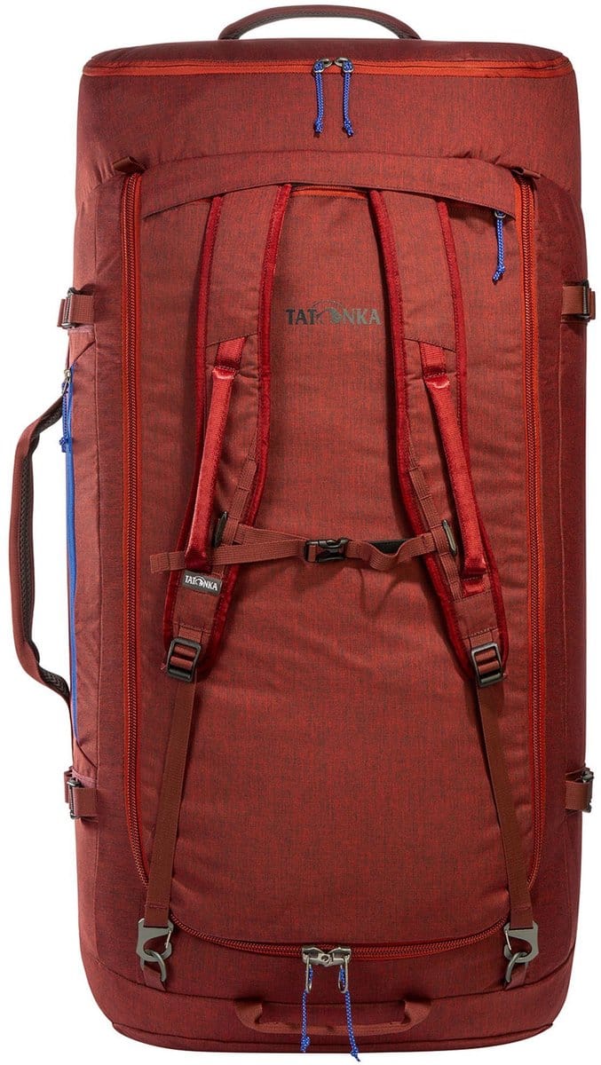 TATONKA trolley reistas Duffle Roller 140 Tango Red wijnrood 44cm