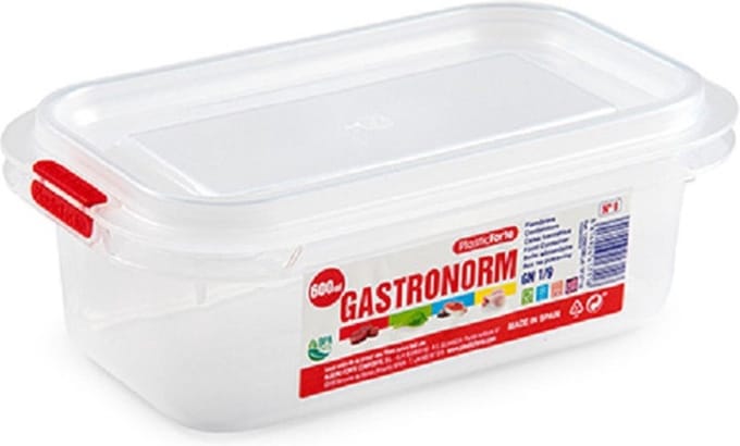 Plasticforte Vershoudbakje vriezer en magnetron - 600 ML - kunststof