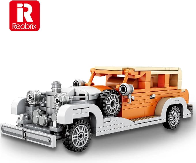 Reobrix 810 - car - klassieke auto - auto speelgoed - 304 pcs