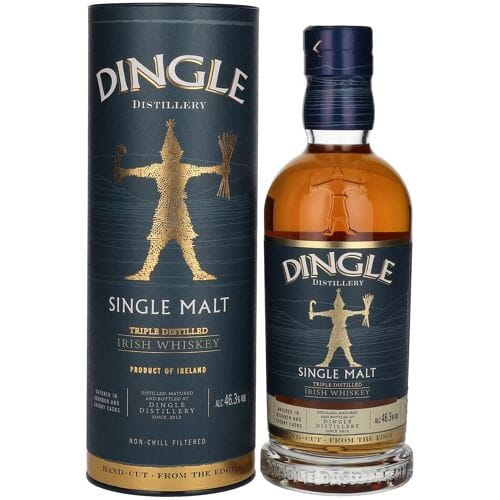Dingle Gin Dingle Single Malt Irish Whiskey Triple Distilled 46,5% Vol. 0,7l in geschenkverpakking