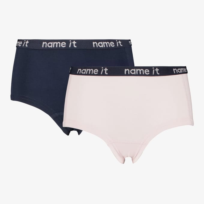 Name It 2-pack onderbroeken meisjes blauw roze - Maat 146/152