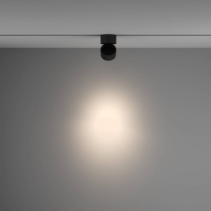 Maytoni Yin LED spot Unity systeem, triac, 940, zwart