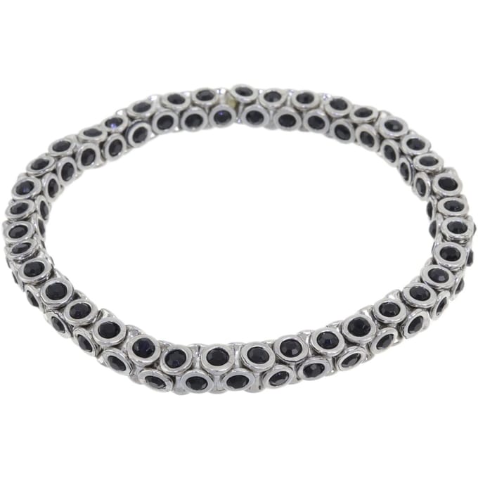 Behave - armband zilverkleur - donker accent - elegante avondstijl