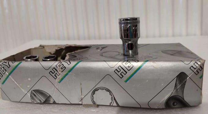 Heyco Dopslagsleutel 11mm 1/2" Chroom-Vanadium