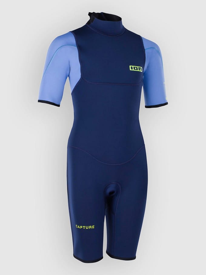 Ion Capture 2/2 Shorty Ss Back Zip Kids Wetsuit blauw