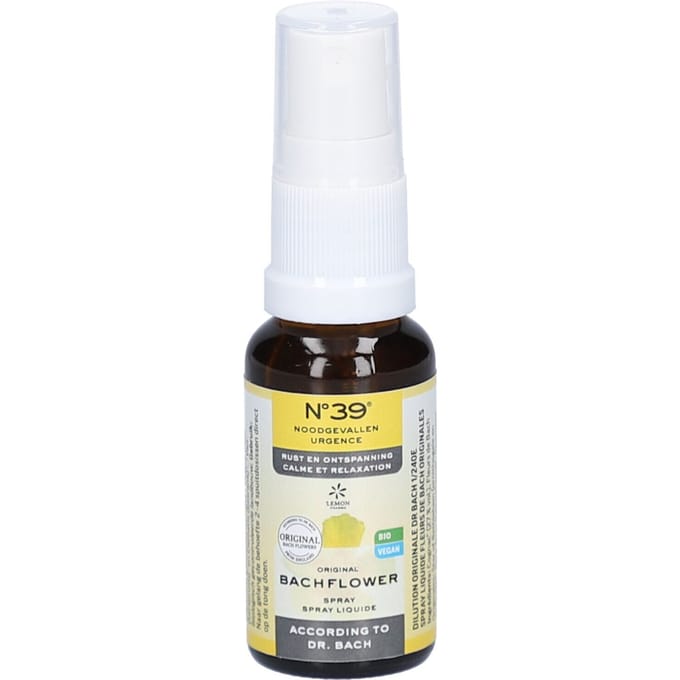 Lemon Pharma Bach bloesems spray dag nr. 39 bio (20ml)