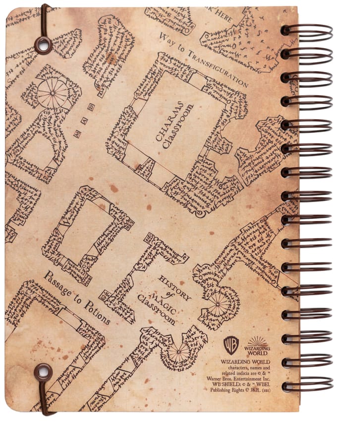 Harry Potter Marauder's Map Unisex Bureau- & Schrijfgerei - meerkleurig - Standard