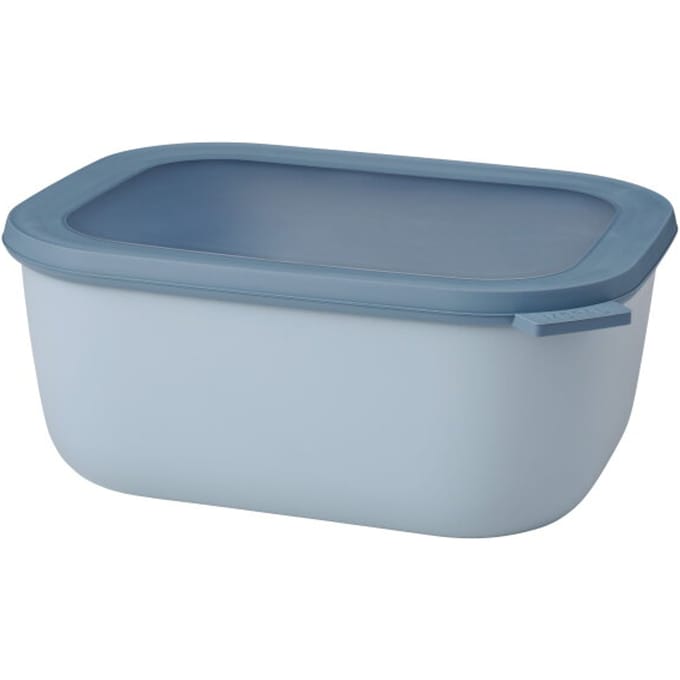 Mepal - Multikom Cirqula vershouddoos - 3000 ml - Rechthoekig - Nordic blue