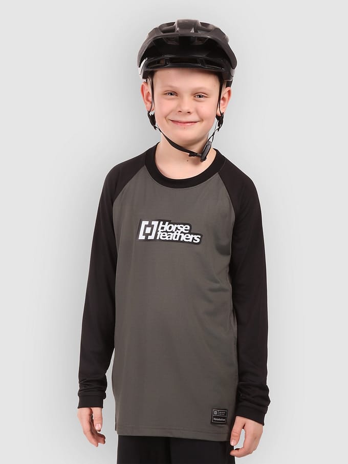 Horsefeathers Spike Ls Jeugdfietsshirt (chimera/zwart) - XL
