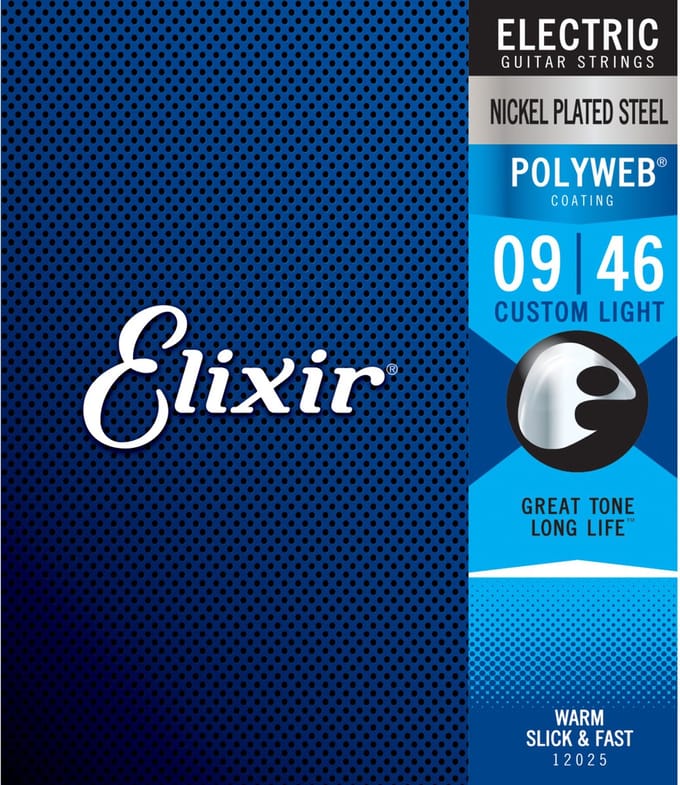 Elixir 12025 Polyweb Snaren voor Elektrische Gitaar (9-46)