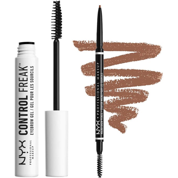 NYX Professional Makeup, Control Freak, Gel à sourcils, 01 Transparent, 9g (0,3 oz) white
