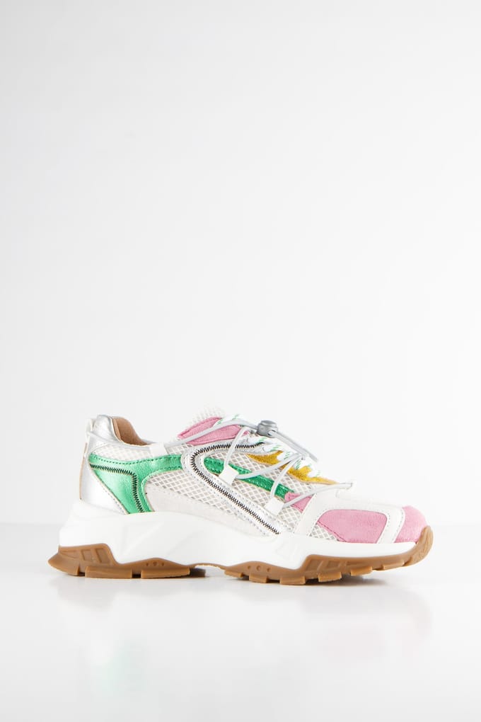 DWRS label Isola Sneaker Green / Pink Größe: 38 | Trainers Outlet | Damen | Grün
