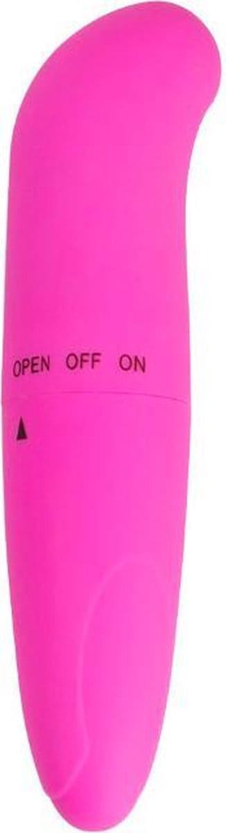Mini G-Spot vibrator - Gspot en Clit stimulatie - Gebogen top - Roze