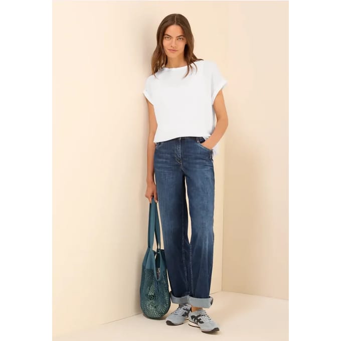Linnen blouse met knopen