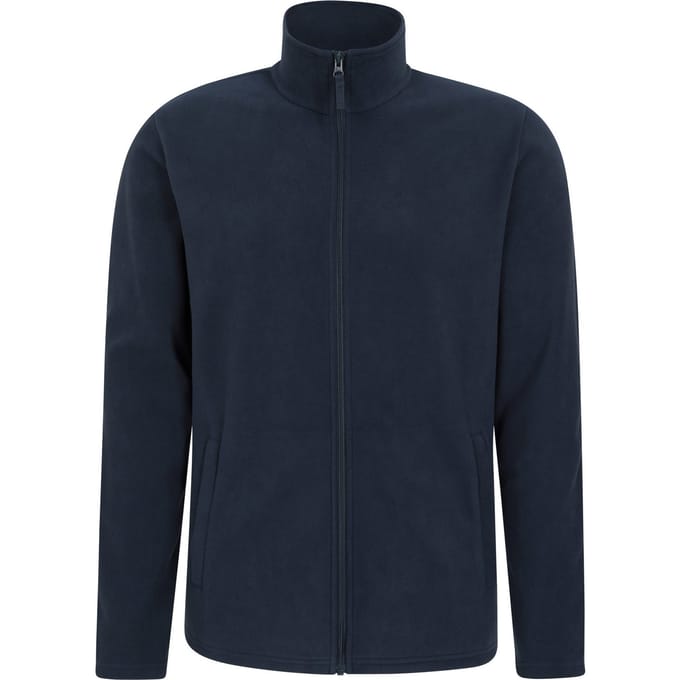 Mountain Warehouse Heren Camber Fleece Jas (Marine)