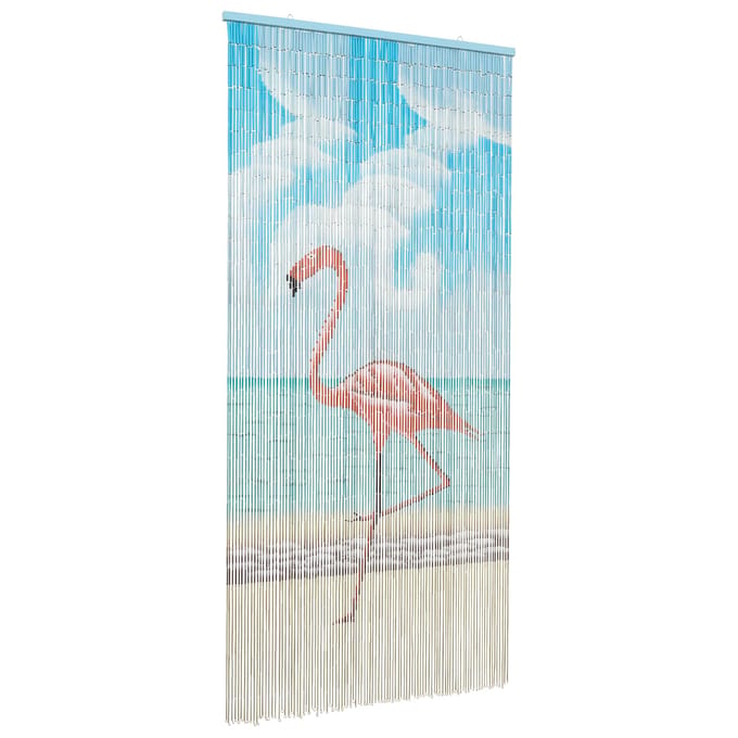vidaXL - Insect - Deur - Gordijn - Meerkleurig - 100 - x - 200 - cm - Bamboe