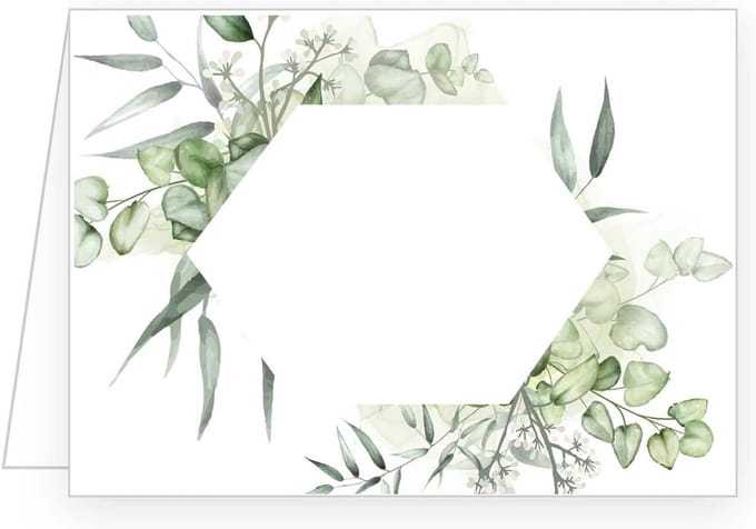 50 Premium Plaatskaarten Naamkaartjes voor Feestelijke Dagen