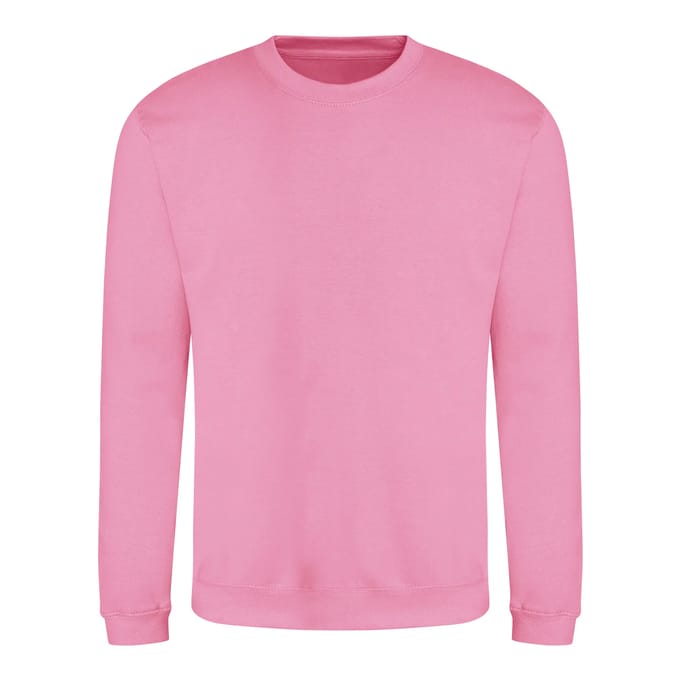 Just Hoods - AWDis Sweat - Candyfloss Pink maat L