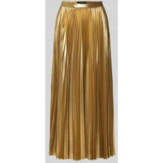 Midirok met plissévouwen, model 'VANETTA'