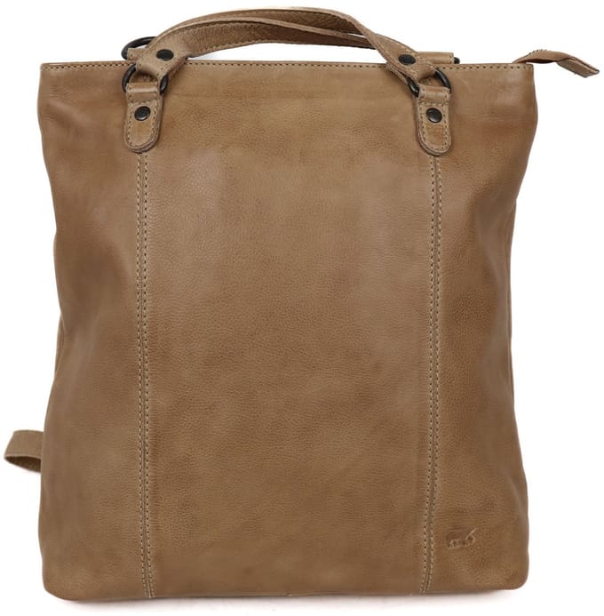 Bear Design Aafke Leren Schoudertas / Rugtas - Baltic Beige