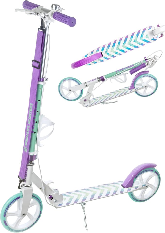 RAVEN Pastelle 200mm Step met rem, bel en bidonhouder