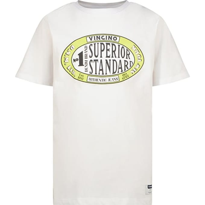 Vingino Hoapy Real White Maat: 10 | T-Shirts Outlet | Unisex | Wit