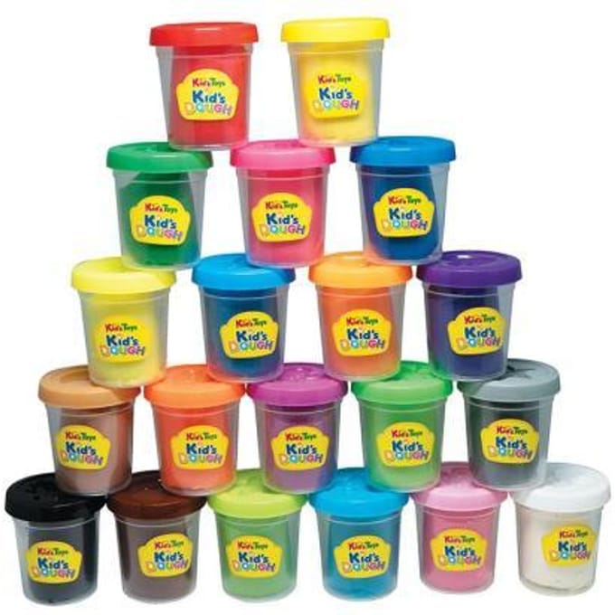 Kid'Sdough 's Dough Ultimate Colour Pack - 20 stuks Klei