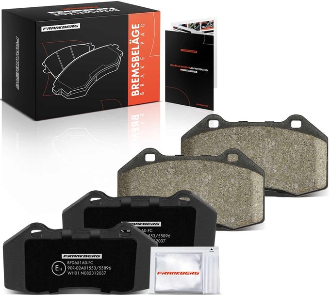Frankberg 4x Remblokken Vooras voor Renault Megane III Coupe Volvo