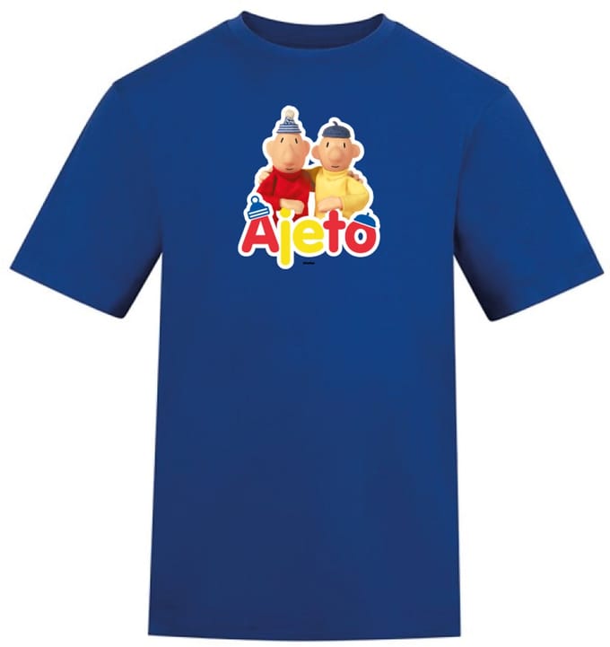 Hingly T-shirt Buurman & Buurman Ajeto Kobalt Maat: Medium