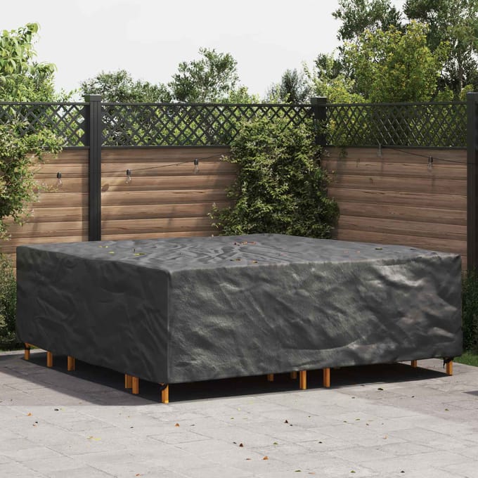vidaXL - Meubelbescherming - Effen - Zwart - 220 - x - 220 - x - 70 - cm - 600D