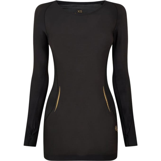 Skins Dames A400 Performance Basislaag Top (Zwart)