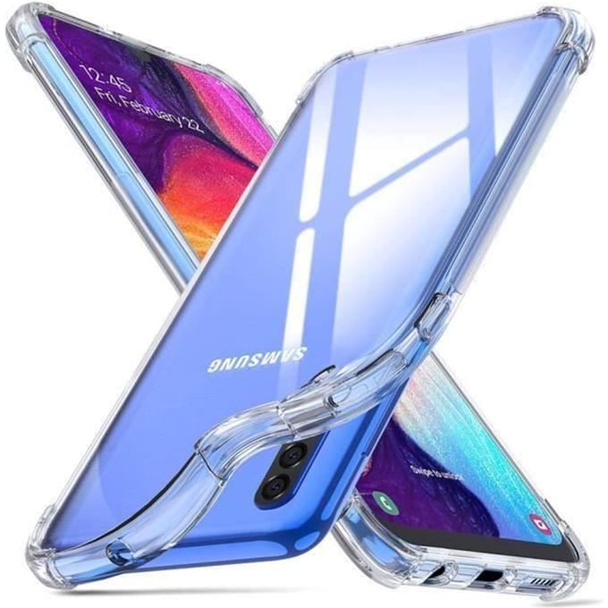 Hoesje - Samsung - Galaxy A50 - Transparant - Schokbestendig - Siliconen transparant