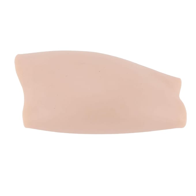 Siliconen Beenverbeteraar Elasticiteit Kunstmatige Siliconen Dijcorrector voor Moedervlek Litteken Camouflage Right side 760g beige