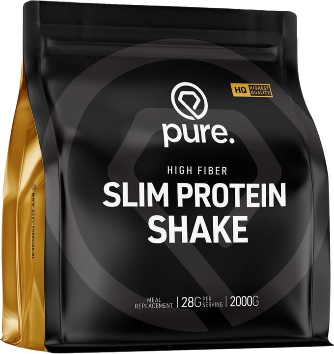 Pure. Slim Protein Shake - Chocolade - 2000g - eiwitshakes - vitamine C & vitamine B12 - magnesium - dieet shake