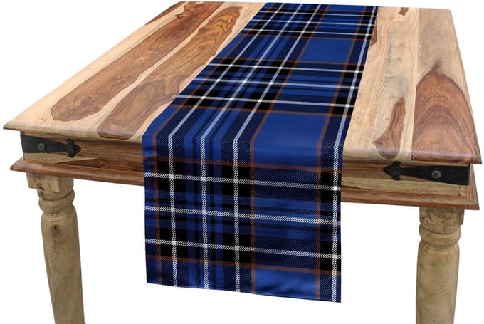 ABAKUHAUS Plaid tafelloper – 40x225 cm – veelkleurig, polyester