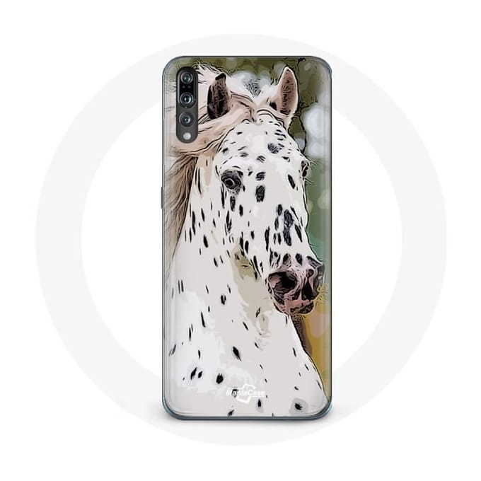 Case voor Samsung galaxy P20 pro Appaloosa Wit paard wit