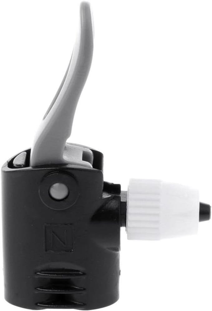Fietspomp Adapter - Dubbele Mond - Banden Oppompen - Lichtgewicht Ontwerp - 3.8 cm - Zwart