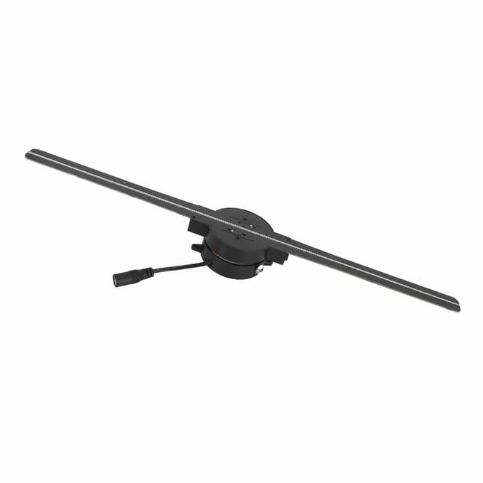 3D Hologram Ventilator 2000x224 224 LED-lampjes Ondersteunt WiFi APP Hologram Projector Ventilator Reclamedisplay US Plug