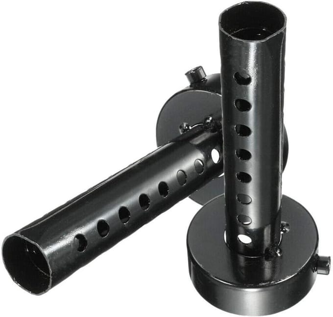 Allecto plus - Motorfiets Uitlaatdemper met DB Killer 35mm - Geluiddemper voor Universele Motoren