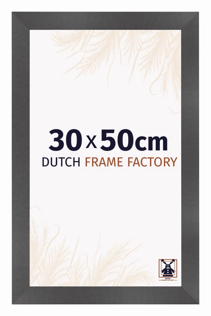 Fotolijst 30x50 cm - MDF - Zwart Mat - Praag