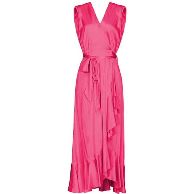 PINKO Oleandro Dress Beet Ch Taglia: 38 | Abiti Midi Outlet | Donna