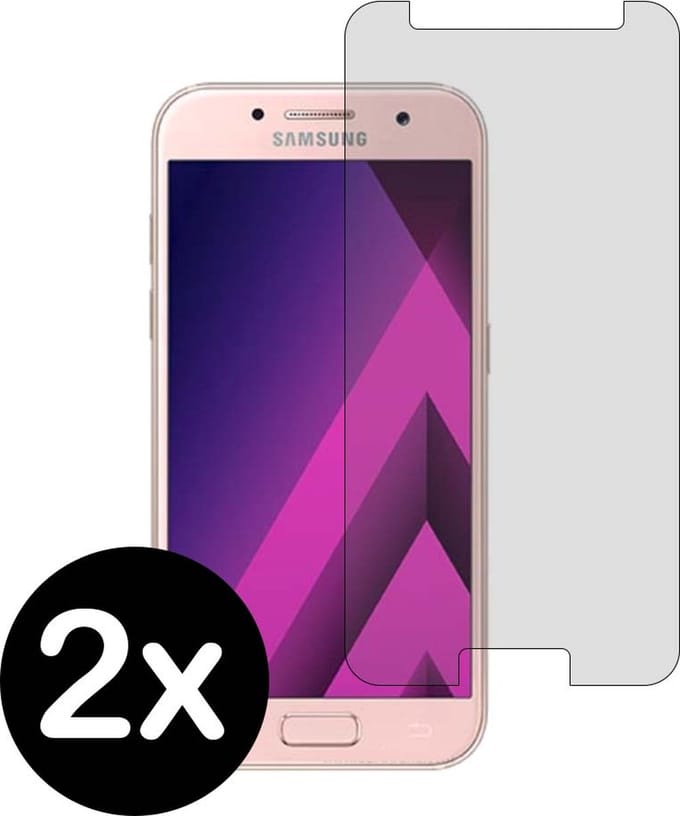 Smartphonica Screenprotector voor Samsung Galaxy A5 2017 van glas - 2 stuks geschikt voor Samsung Galaxy A5 (2017)
