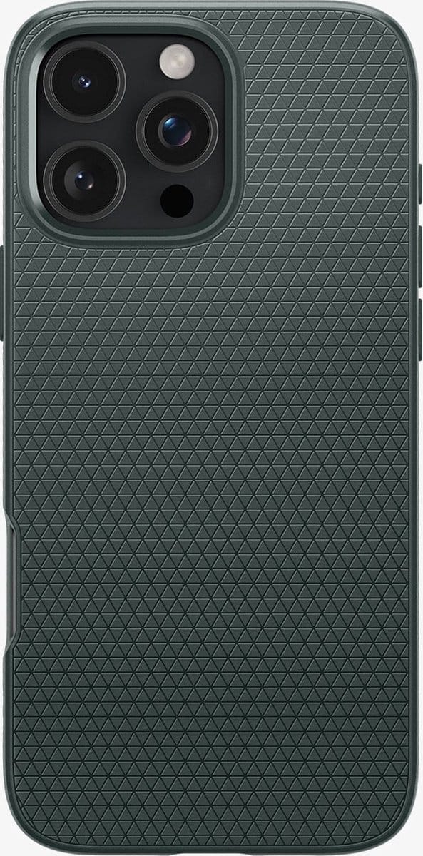 Spigen Liquid Air Hoesje Geschikt voor Apple iPhone 16 Pro Max - Back Cover Flexibel TPU Groen