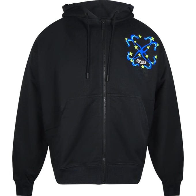 Off-white Hammer Skate Zip Hoodie Zwart